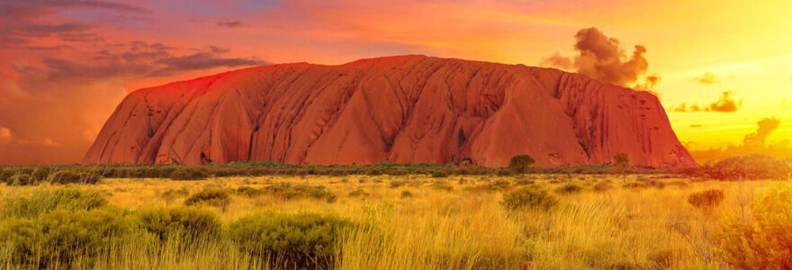 Uluru désert australien